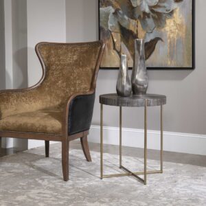 Uttermost Taja Round Accent Table 25371 kleinburg