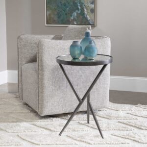 Uttermost Absalom Round Accent Table 25374 laval