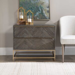 Uttermost Armistead Dark Walnut Drawer Chest 25376 woodbridge