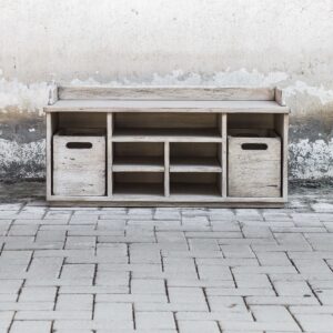 Uttermost Ardusin White Hobby Bench 25421 collingwood