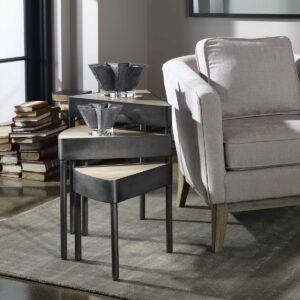 Uttermost Akito Swivel Nesting Table 25432 oakville