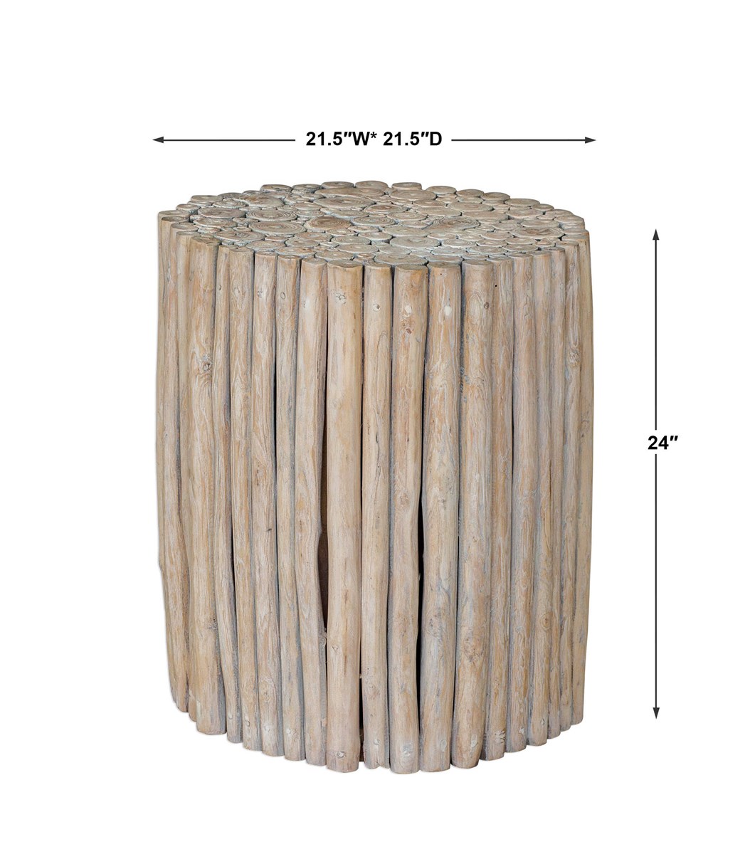 UTTERMOST TECTONA END TABLE 25439 montreal