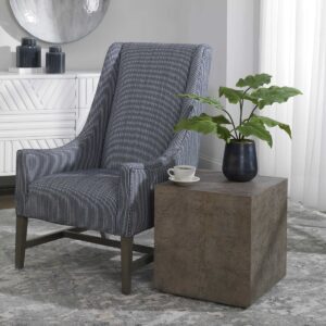 Uttermost Kioni Gray Cube Table 25463 oakville