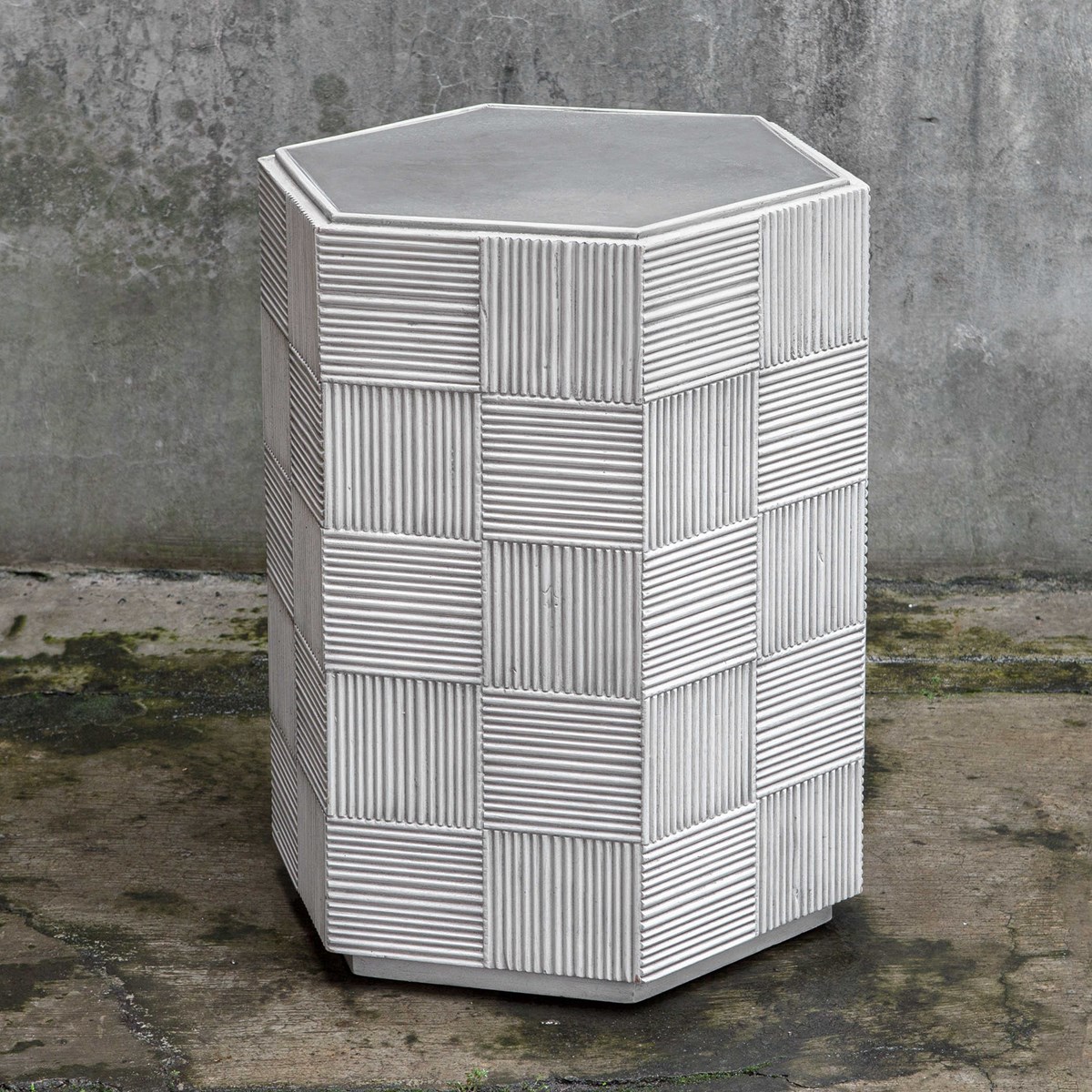 Uttermost Silo Hexagonal Accent Table 25481 quebec city