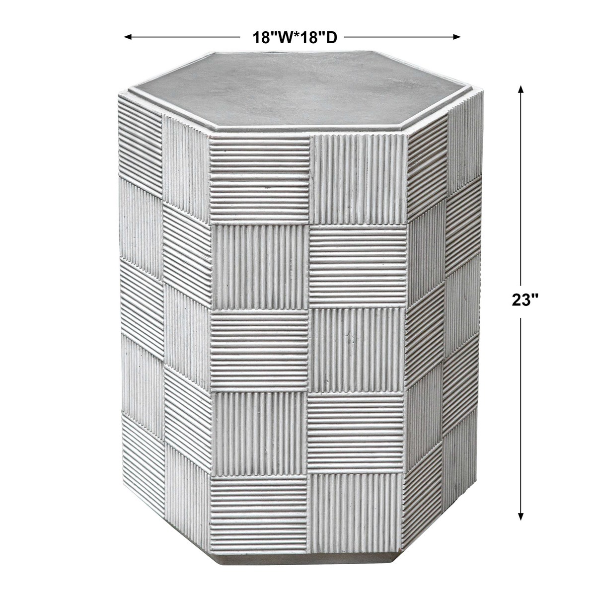 Uttermost Silo Hexagonal Accent Table 25481 quebec city