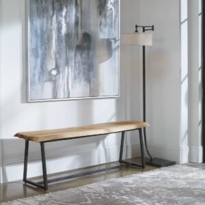 Uttermost Laurel Wooden Bench 25487 toronto