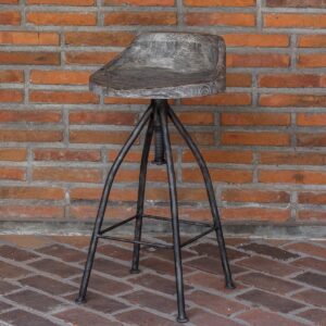 Uttermost Kairu Wooden Bar Stool 25726 windsor