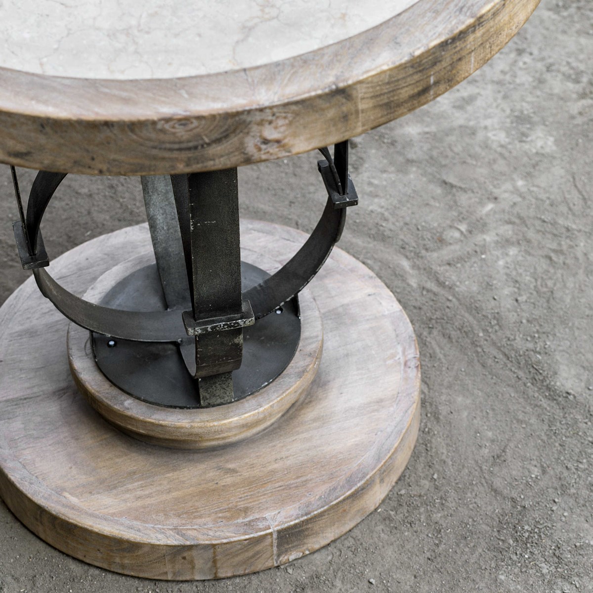 Uttermost Sydney Light Oak Side Table 25841 calgary