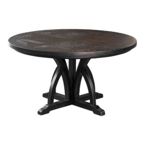 Uttermost Maiva Round Black Dining Table 25861 Halifax