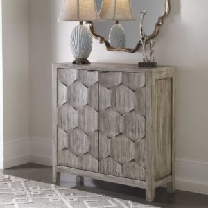 Uttermost Catori Smoked Ivory Console Cabinet 25862 fredericton