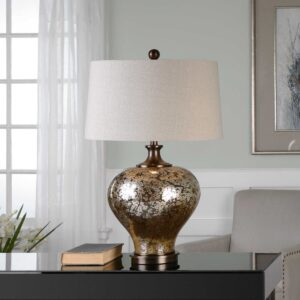 Uttermost Liro Mercury Glass Table Lamp 27154-1 quebec city
