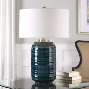 Uttermost Delane Dark Teal Table Lamp 27520 calgary
