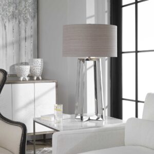 Uttermost Keokee Stainless Steel Table Lamp 27573-1 fredericton