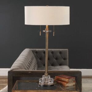 Uttermost Harlyn Antique Brass Lamp 27832-1 nobleton