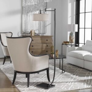 Uttermost Lamine Dark Bronze Floor Lamp 28080-1 vancouver