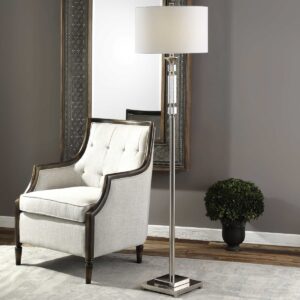 Uttermost Volusia Nickel Floor Lamp 28165-1 guelph