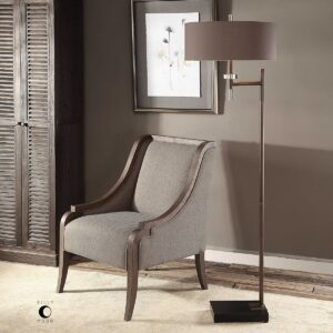 Uttermost Oletha Dark Bronze Floor Lamp 28178 woodbridge