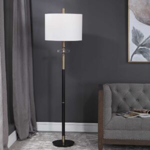 Uttermost Maud Aged Black Floor Lamp 28196-1 halifax
