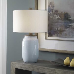 Uttermost Dimitri Light Blue Table Lamp 28266-1 guelph