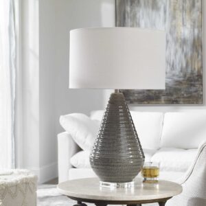 Uttermost Carden Smoke Gray Table Lamp 28273 collingwood