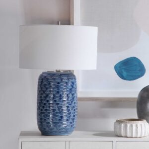 Uttermost Sedna Blue Table Lamp 28274-1 caledon