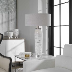 Uttermost Lenta White Table Lamp 28275 kleinburg