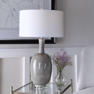 Uttermost LeAnna Gray Crackle Table Lamp 28279 calgary