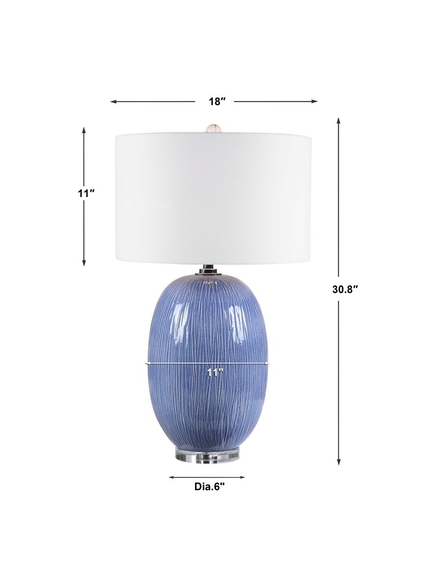 Uttermost Westerly Blue Table Lamp 28286-1 montreal