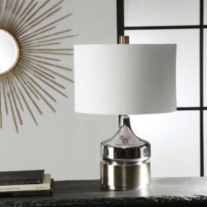 Uttermost Como Chrome Table Lamp 28337-1 fredericton