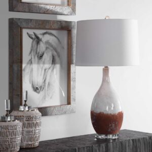 Uttermost Durango Rust White Table Lamp 28339-1 ottawa