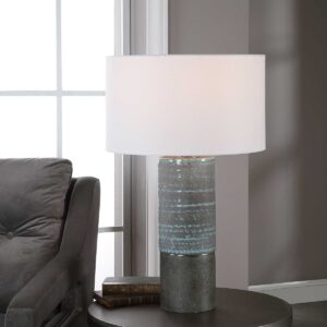 Uttermost Prova Gray Textured Table Lamp 28372 caledon