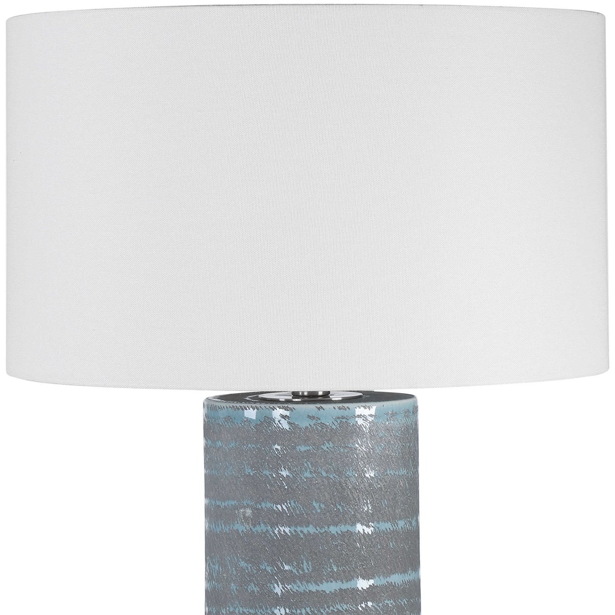 Uttermost Prova Gray Textured Table Lamp 28372 caledon