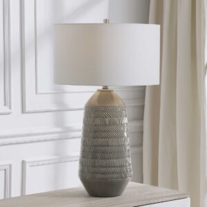 Uttermost Rewind Gray Table Lamp 28375 guelph