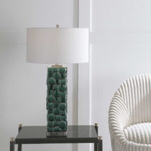 Uttermost Geometry Green Table Lamp 28385 montreal