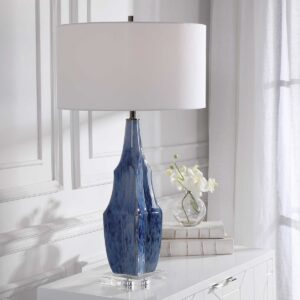 Uttermost Everard Blue Table Lamp 28425-1 oakville