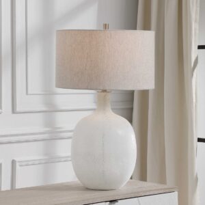 Uttermost Whiteout Mottled Glass Table Lamp 28469-1 montreal
