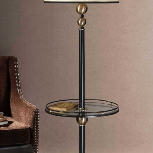 Uttermost Revolution End Table Floor Lamp 28571-1 collingwood