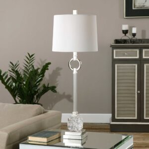 Uttermost Bordolano Polished Nickel Buffet Lamp 29199-1 montreal