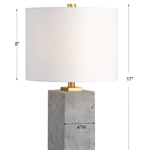 Uttermost Drexel Concrete Block Lamp 29237-1 collingwood