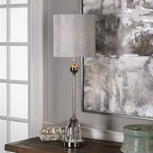 Uttermost Gallo Nickel Buffet Lamp 29368-1 kleinburg
