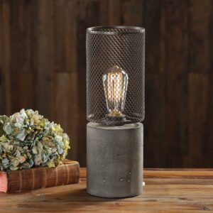 Uttermost Ledro Thick Concrete Lamp 29398-1 vancouver
