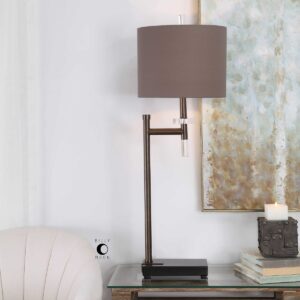 Uttermost Oletha Dark Bronze Buffet Lamp 29661-1 caledon