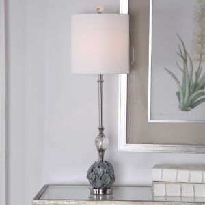 Uttermost Elody Blue Gray Buffet Lamp 29674-1 barrie