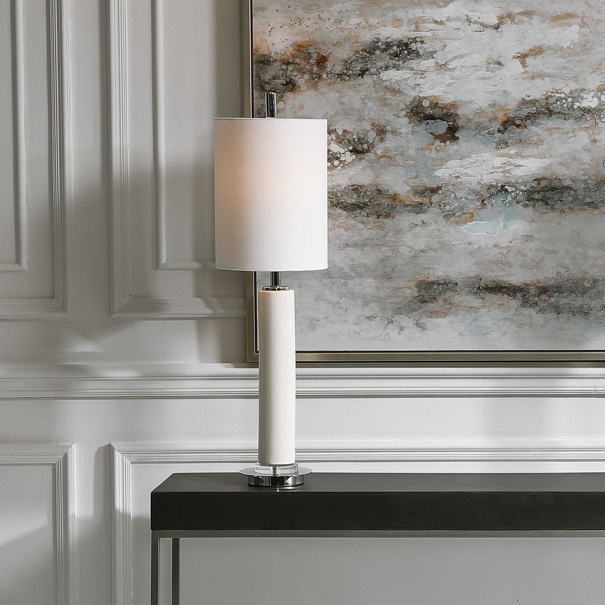 Uttermost Windsor Ivory Crackle Buffet Lamp 29789-1 fredericton
