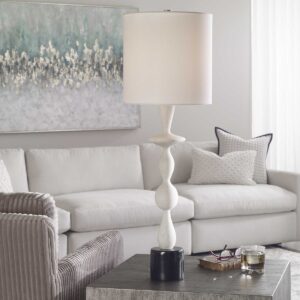 Uttermost Inverse White Marble Table Lamp 29796-1 ottawa