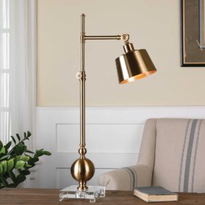 Uttermost Laton Brushed Brass Task Lamp 29982-1 toronto