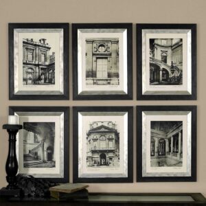 Uttermost Paris Scene Framed Art Set/6 33430 MONTREAL