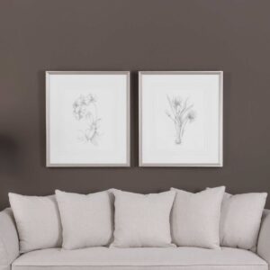 Uttermost Botanical Sketches Framed Prints S/2 33649 GUELPH