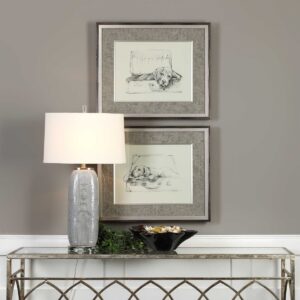 Uttermost Stowaway Dog Prints S/2 33678 quebec city