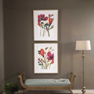 Uttermost Vivid Arrangement Floral Prints S/2 33684 toronto